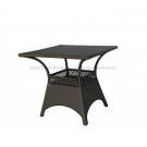 Outdoor Patio Furniture Aluminum Rattan Patio Table (D531)