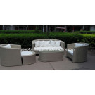 Outdoor Rattan Furniture Modern Garden Wicker Sofa (PA-3011A)