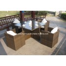 Outdoor Rattan Furniture, Rattan Table and Chair (PA-3233)