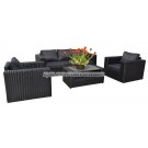 Outdoor Wicker Garden Rattan Sofa (PAS-1317)