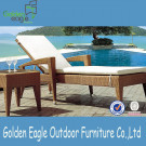 PE Rattan Adjustable Outdoor Furniture Sun Lounger