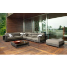 PE Rattan & Aluminum Furniture, Outdoor Rattan Sofa (S0056)