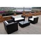 PE Rattan Outdoor Used Sectional Wicker Sofa (S0063)