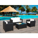 PE Rattan Outdoor Used Wicker Outdoor Sofa Set (S0032)