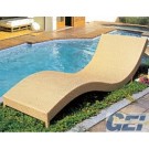 PE Rattan Simple Pool Chair (L0008)