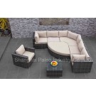 Patio Furniture Garden Wicker Outdoor Rattan Sofa Set (PAS-1638)