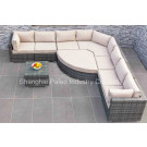 Patio Garden Rattan Outdoor Leisure Weicker Sofa Set (PAS-1635)