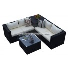 Patio Wicker Outdoor, Garden Furniture Rattan Sofa (PAS-1408)