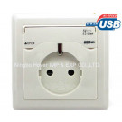Poland Wall Socket with USB Charger