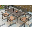 Popular Modern Dining Furniture Cast Aluminum Dining Table (SZ216; SD516)