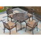 Popular Outdoor Dining Furniture Cast Aluminum Dining Chair (SZ216; SD515)