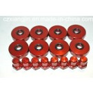Racing Billet Aluminum Red Valve Cover Seal Waher with Nut