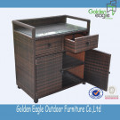 Rattan & Aluminum Made Outdoor Storage Box