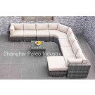 Rattan Furniture Patio Garden Outdoor Wicker Sofa Set (PAS-1637)