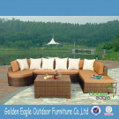 Rattan Sectional Pation Sofa