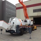 Ready Mixer Boom Pump Concrete Mixer Machine