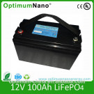 Rechargeable Deep Cycle 12V 100ah LiFePO4 Battery Pack