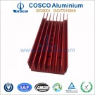 Red Anodized Aluminium Alloy Heatsink for Home Application