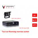 SD Card Mobile DVR with 4chs Video Recording, Supporting GPS/3G Function