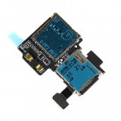 SD SIM Card Reader Holder Slot Flex Cable Ribbon for Samsung Galaxy S4 Gt I9505