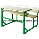 School 2 Seater Wooden Seat and High Quality Modern Design Double School Desk and Chair