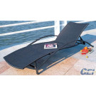 Simple Design Wicker Beach Chair Rattan Sunlounger (L0016)