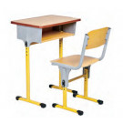 Single School Desk and Chair