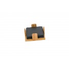 Slate Coaster Set with Bamboo Holder