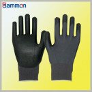 Sm1040 Black Safety Coated Gloves