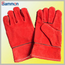 Sm1089 10.5 Inches Red Welding Gloves with Liner