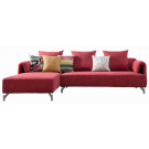 Small Corner Sofa for Living Room, Modern Fabric Corner Sofa