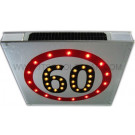 Solar Speed-Limit Warning Sign