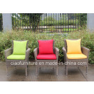 Space Saving Round Wicker Chairs 8004AC