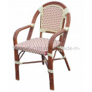 Stackable Aluminum Outdoor Rattan Restaurant Chair (S268)