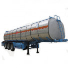Stainless Steel Chemical Liquid Oil Tanker Semi Trailer