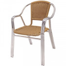 Strong Frame Double Tube Aluminum Wicker Chair (DC-06204)
