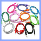 Strong Nylon Braided USB Charger Cable for iPhone 6/5/5s/5c 1m/2m/3m Long