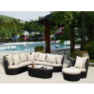 Stylish Rattan Sofa Set (S0041)