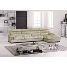 Sweet Home Furniture Chinese Leather Corner Sofa with High Back (B105)
