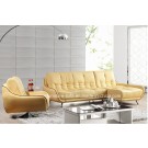 Sweet Home Furniture Rest Room Leather Sofa Set (SO12)