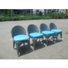 Synthetic Rattan Chair Restaurant Outdoor Chair for Project