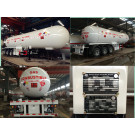 The Newest 3 Axles LPG Tank Semi-Trailer Truck for Nigeria