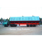The Semitrailer 60 Ton Tri-Axles Side Dumper Semitrailer