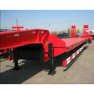 Three 3 Axles Low Bed Semi Trailer for Construction Machinery