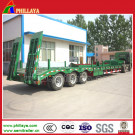 Three Axles Flat Low Bed Trailer in Semi Trailer