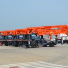 Three Functions Concrete Boom Pump Concrete Mixer