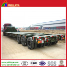 Three Lines Six Axles Heavy Machinery Transporting Low Bed Semi-Trailer for Sale