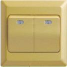 Top Quality Wall Switches, Saudi Arabia Wall Switch 2gang1way