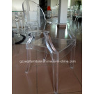 Transparent Acrylic Louis Ghost Coffee Bar Chair