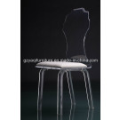 Transparent Acrylic Wedding Chair with Cushion